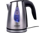 Mesko MS1351 Bollitore Elettrico Da 1,0 L, Spegnimento Automatico, Senza Fili, In Acciaio Inox Senza Bpa Argento
