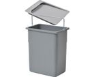 Bidone Interno Hailo 1094089 Con Coperchio 8,5 L 226X150X287 Mm Con Maniglia
