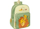 Zaino Scuola Mufasa Verde Beige 33 X 42 X 14 Cm
