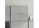 2025 Vetrina Cloris Armadio A Muro Grigio Cemento 45X42,5X40 Cm Materiale A Base Di Legno - Cassettiere Vendita9736196 1Pacco