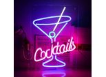 Cocktails Neon Sign Led Lettering Bar Sign Cocktail Wine Glass Sign Led Sign Light Bar Neon Sign Per Home Bar Club Party Kitchen Hotel Decorazione