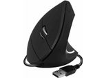 Mouse Ottico Ergonomico Subblim SUBMO-EDGVU01 Nero (1 Pezzo)