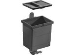 Hailo 1138975 Readybin 6,5 L 226 X 174 X 220 Mm Con Supporto A Parete Grigio Scuro