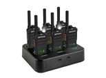 Retevis RB626H Walkie Talkies Set, Radio Con Caricatore A 6 Vie Da 2000 Mah, Schermo Vox Allarme Di Emergenza, Per Scuola, Sicurezza, Hotel