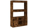 Vidaxl Credenza Rovere Fumé 92X33X140 Cm Materiale A Base Di Legno