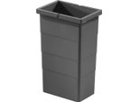 Hailo Cestino Interno 1224679 Grigio Scuro 8 L 242 X 138 X 350 Mm 2 Maniglie