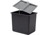 Bidone Interno Hailo 1086239 Con Coperchio 316 X 226 X 286 Mm Con Maniglia