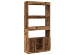 Vidaxl Credenza In Legno Vecchio 92X33X180 Cm Materiale A Base Di Legno