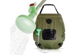 Borsa D'acqua Solare Per Il Campeggio Doccia Solare Doccia Da Campeggio Doccia All'aperto 20L Doccia Mobile Da Campeggio Solare Doccia Da Giardino Con Termometro Per L'escursionismo Balneare