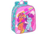 Zaino Scuola My Little Pony Magic Pink Turchese 22 X 27 X 10 Cm