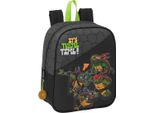 Zaino Scuola Teenage Mutant Ninja Turtles Nero Grigio 22 X 27 X 10 Cm