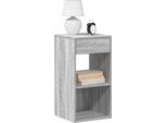 Vidaxl Comodini Con Cassetto 2 Pz. Grigio Sonoma 35X34X66,5 Cm