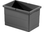 Hailo Cestino Interno 1136309 Grigio Scuro 350 X 226 X 220 Mm 2 Maniglie
