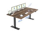 Flexispot QB2 Scrivania Regolabile In Altezza Elettricamente 180X80Cm, 2 Motori Potenti, Portata 120 Kg, Protezione Anticollisione, 4 Funzioni Di Memoria (Marrone)