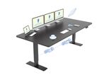 Flexispot QB2 Scrivania Regolabile In Altezza Elettricamente 200X80Cm, 2 Motori Potenti, Portata 120 Kg, Protezione Anticollisione, 4 Funzioni Di Memoria (Nero)