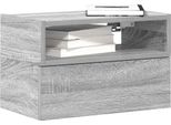 Maison Exclusive - Comodini Da Parete 2 Pezzi Grigio Sonoma 45X26X28,5 Cm