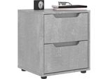 Best MöBel Comodino Visnes Grigio Cemento 45X40X50 Cm Materiale A Base Di Legno - Comodini E Armadi Cloris New7998015 1Pacco