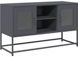 Mobile Tv Vidaxl Antracite 100,5X39X60,5 Cm Acciaio