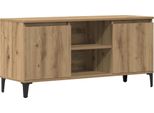 Vidaxl Mobile Tv In Rovere Artisan 102X35X50 Cm Materiale A Base Di Legno