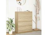 Maison Exclusive - Credenza Rovere Sonoma 80X35X99 Cm In Legno Multistrato