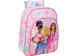 Zaino Scuola Barbie Painterly Pink Sky Blue 26 X 34 X 11 Cm