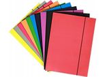 Cartella A4 Con Elastico Vernice Mista 300Gsm (10Pz)