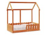 Vidaxl Letto Per Bambini Casa Letto Cera Marrone 70X140 Cm Pino