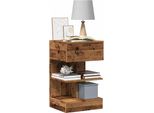 Best MöBel Comodino Effetto Legno Antico 40X35X65 Cm Materiale Legno - Comodini E Armadi Cloris New6227171 1Pacco