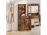 Maison Exclusive - Credenza Alta In Rovere Affumicato 40 X 40,5 X 135 Cm Materiale Ligneo
