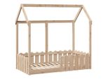 Vidaxl Letto Per Bambini Casa Letto 70X140 Cm In Legno Di Pino Massiccio