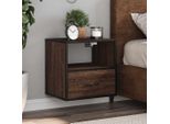 Maison Exclusive - Comodini Da Parete 2 Pezzi. Effetto Rovere Marrone 40X31X39,5 Cm