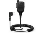 Retevis HK011 Microfono Altoparlante Radio, 2 Pin, Cancellazione Attiva Del Rumore, Compatibile Con Walkie Talkie RT24 RT27 RT668 BF-888S UV-5R BF-88E