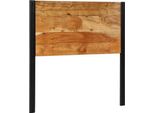 Vidaxl Testiera 100 Cm In Legno Massiccio Di Acacia E Ferro