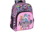 Zaino Scuola Monster High Drama Colorato 28 X 34 X 10 Cm