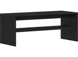 Mobile Tv Vidaxl Look Rovere Nero 100X40X40 Cm Materiale A Base Di Legno