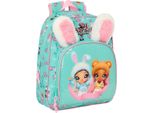 Zaino Scuola Na!Na!Na! Surprise Bunny Rosa Turchese 28 X 34 X 10 Cm