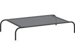 Vidaxl Letto Per Cani Rialzato Grigio 110X65X20 Cm Textilene E Acciaio