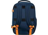 American Tourister Zaino Borsa Da Viaggio Con Scomparto Per Laptop Take2Cabin Casual Backpack 38,5L Dark Navy / Radiant Orange Blu Scuro