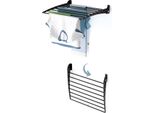 Stendibiancheria Da Parete, Pieghevole E Antiruggine - Foxydry Fold Down 60 Cm Nero