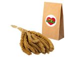 Bite&Delight - Miglio Bianco Del Senegal 1 Kg In Flaconi - Trattamento Naturale Per Pappagalli, Uccelli Ornamentali E Selvatici, Ricco Di Fibre E Sostanze Nutritive
