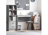Maison Exclusive - Scrivania Sonoma Grigia 80 X 40 X 76 Cm
