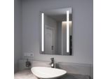 Emke Specchio Da Bagno A Led 80X60Cm Specchio Da Bagno Con Illuminazione Bianca Fredda