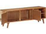 Mobile Tv Vidaxl 112X30X40 Cm In Legno Massiccio Di Acacia