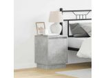 Bei Cloris Comodino Con 2 Pezzi Grigio Cemento 39 X 34,5 X 50 Cm Materiale A Base Di Legno - Comodini E Armadietti Nuovo7078644 1Pacco