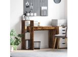 2025 Cloris BüRomöBel - Scrivania Rovere Affumicato 100 X 40 X 90 Cm Materiale Legno - Scrivanie Vendita8714079 1Pacco