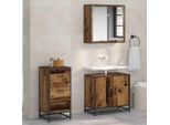 Best MöBel Vetrina Credenza Legno Di Recupero 35,5 X 35 X 76 Cm Materiale A Base Di Legno - Cassettiere Cloris New9506645 1Pacco