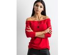 Maglietta Basic Feel Good A Maniche Lunghe Da Donna Falagi Rosso S