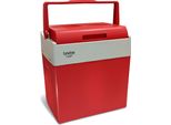 Briebe CF1153RED Box Refrigerante Elettrico Portatile, 28 Litri, 12V Per Auto E 220V Rosso