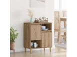 Vidaxl Credenza Artisan In Rovere 35 X 60 X 70 Cm Materiale A Base Di Legno