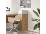 Vidaxl Credenza Artisan In Rovere 38 X 34,5 X 75 Cm Materiale In Legno